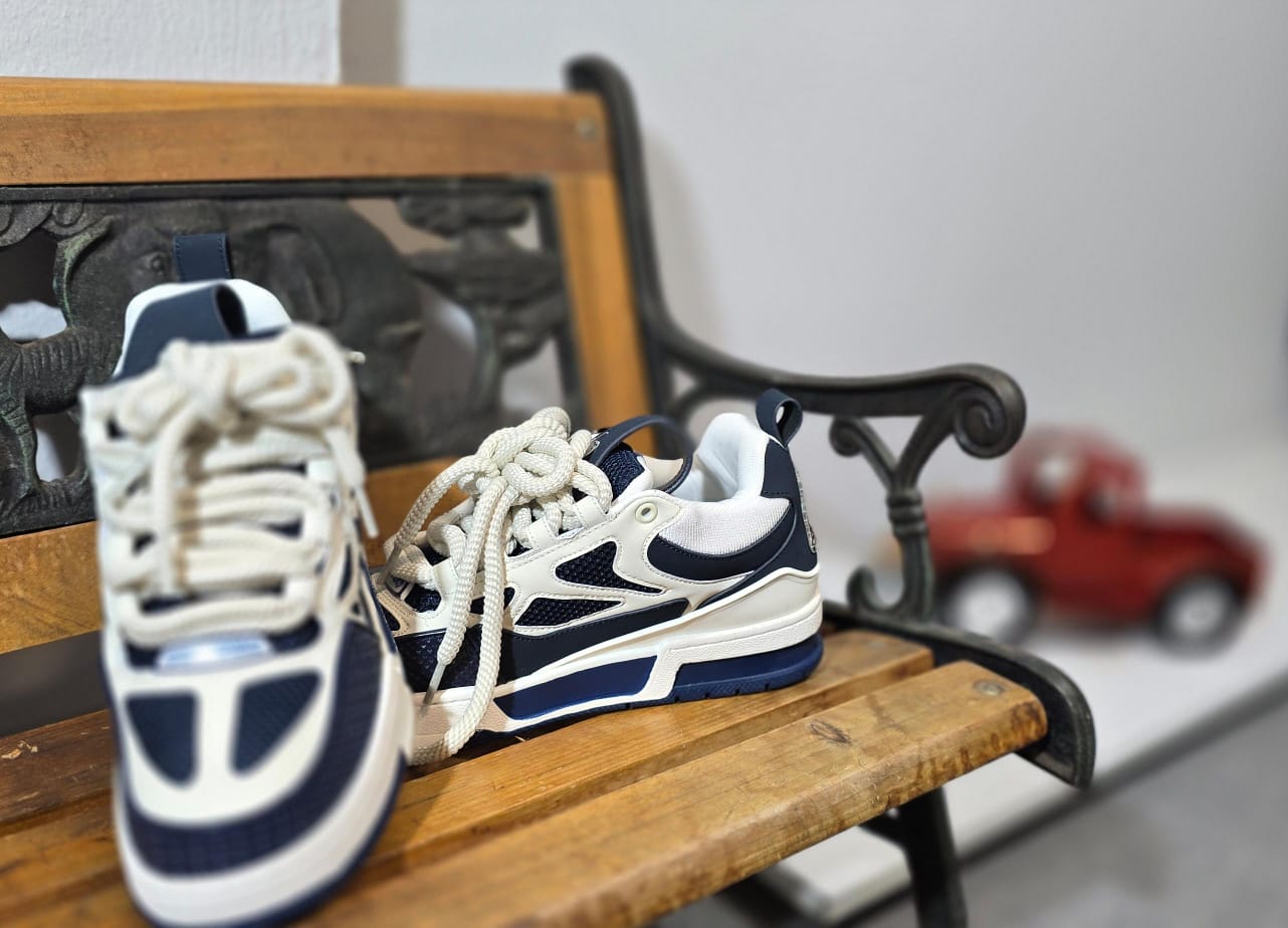LOUIS VUITTON SKATE BLU WHITE