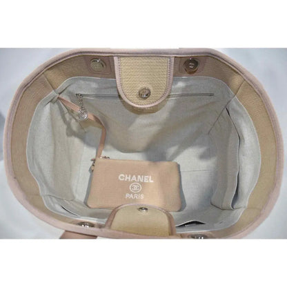 BORSA CHANEL DEAUVILLE BEIGE