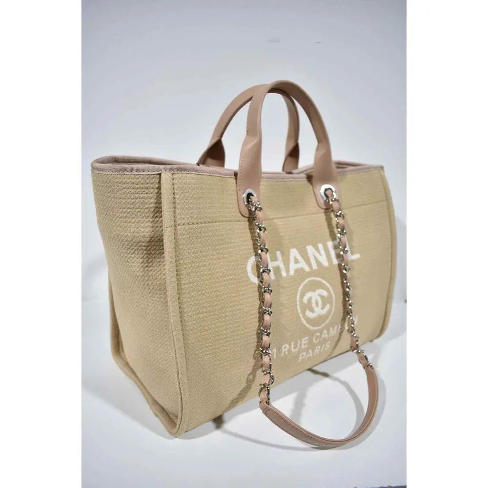 BORSA CHANEL DEAUVILLE BEIGE