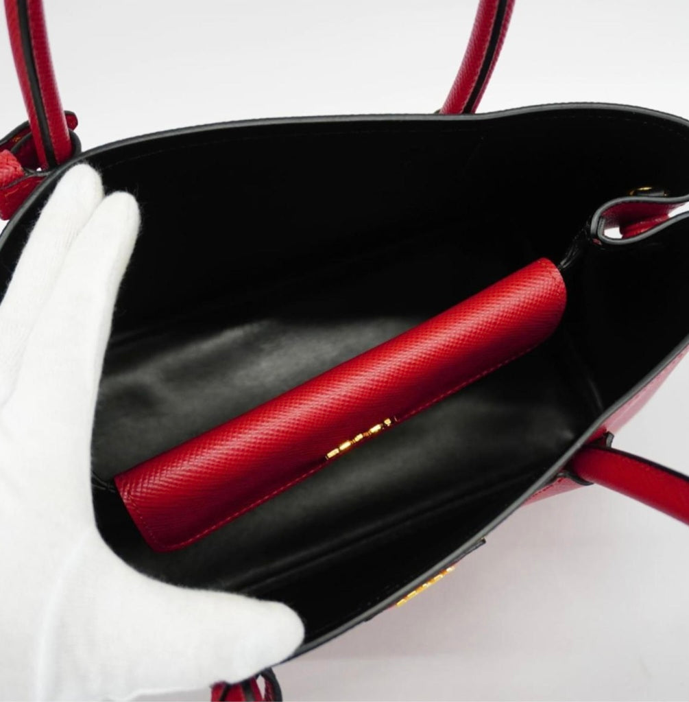 BORSA PRADA RED SAFFIANO IN PELLE