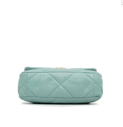 BORSA CHANEL 19 A SPALLA VERDE