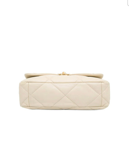 BORSA CHANEL 19 A SPALLA BEIGE