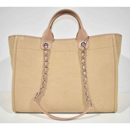 BORSA CHANEL DEAUVILLE BEIGE