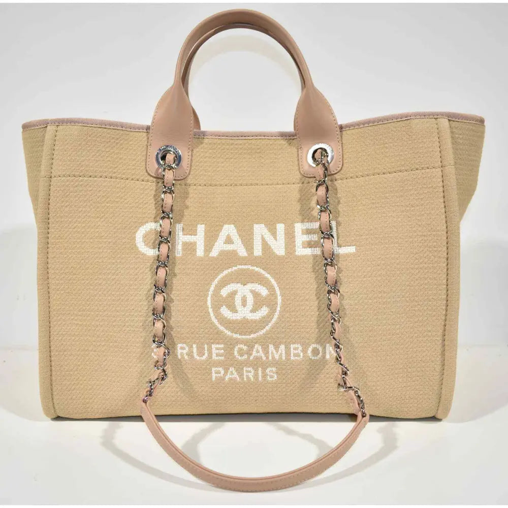 BORSA CHANEL DEAUVILLE BEIGE